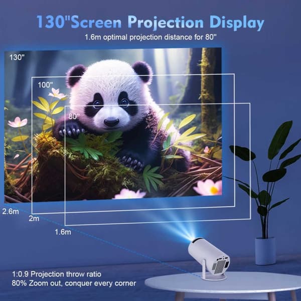 Projektor Android 11 HY300 Pro Smart 4k Wifi