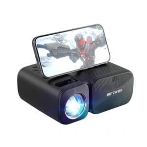 BlitzWolf BW-V3 Mini LED beamer/projektor, Wi-Fi + Bluetooth (sort)