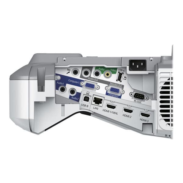 Videoprojektor - EPSON - EB-685W - 3500 lumen - WXGA - 16:10 - HDMI, VGA, LAN Vit, Grå