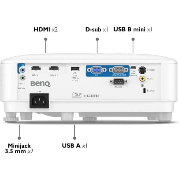 Professionell projektor - BENQ - MS560 - 4000AL SVGA SmartEco-läge