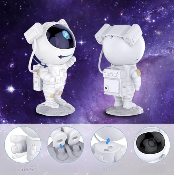 STAR PROJEKTORI ASTRONAUTTIEN YÖVALAISIN LAPSILLE GALAKSIAVARALLE + KAUKO-