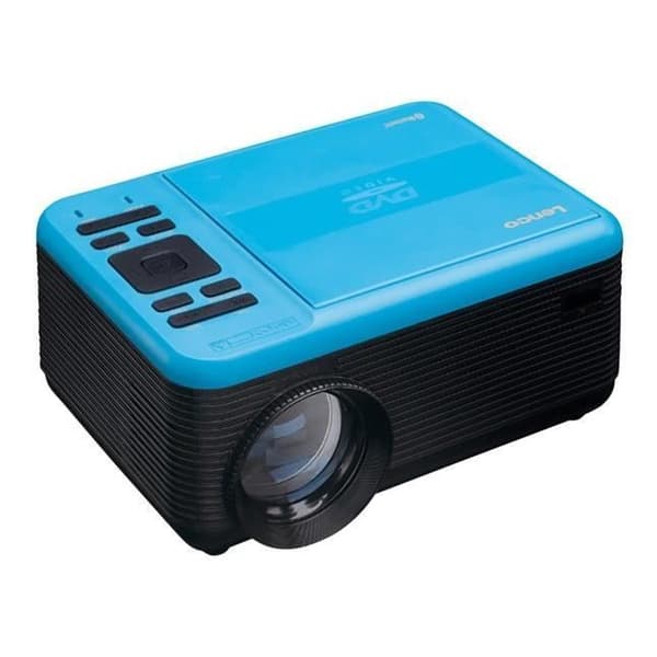 Lenco LCD LPJ-500 videoprojektor - Blå - Full HD - 3500 Lumen - 3D - Integrerad DVD-spelare - Bluetooth