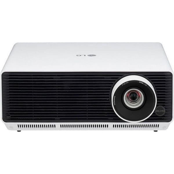 4K DLP laserprojektor med 5000 Lumen, HDR, Lens Shift, webOS 6.0, Bluetooth, HDMI 1.4 och 10W integrerade högtalare.