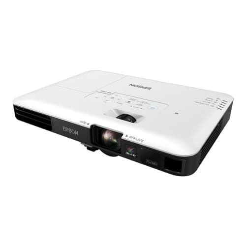 Epson EB-1795F - 3LCD-projektor - bärbar - 802.11n wireless / NFC / Miracast - svart, vit Vit, Grå