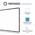 Miniatyrbild 3 av 3: Projektionsduk iggual ECO COST 100 100"