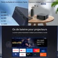 Miniatyrbild 2 av 4: INN Autofokus videoprojektor 4K 1080P HD 300ANSI hemmabio Android WiFi bluetooth automatisk keystone-korrigering