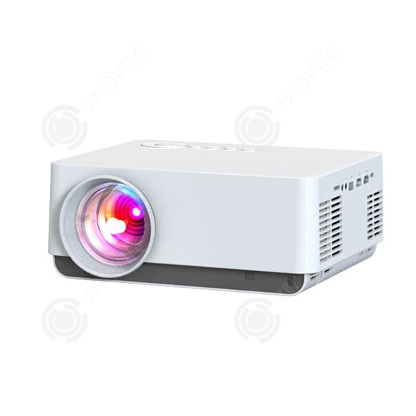 INN Projektor videoprojektor 400ANSI 1080P HD automatisk keystone-korrigering 4K WiFi 5G röststyrning AI Android bluetooth 5.1