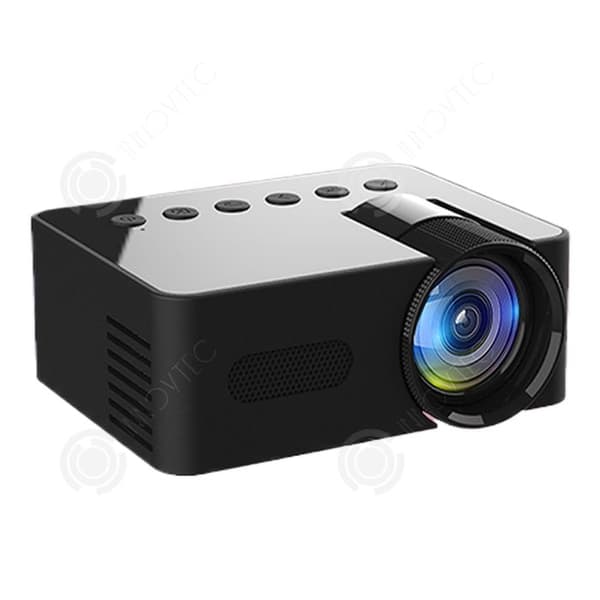 INN Videoprojektor 1080P 10,1cm x7,8cm x4cm dimensioner maskinprojektion portabilitet WiFi bluetooth stöd elektrisk fokus