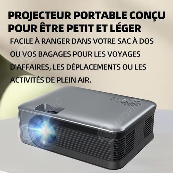 INN Videoprojektor 480P 16cmx12cmx5.5cm dimensioner maskinprojektion portabilitet WiFi bluetooth stöd elektrisk fokus TV