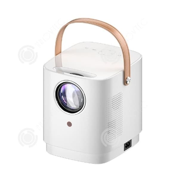 INN Ultra High Resolution Smart Projector 1080P 50W 2100 Lumen, Trådlös laddning, Liten Mini Bärbar Same Screen Projector