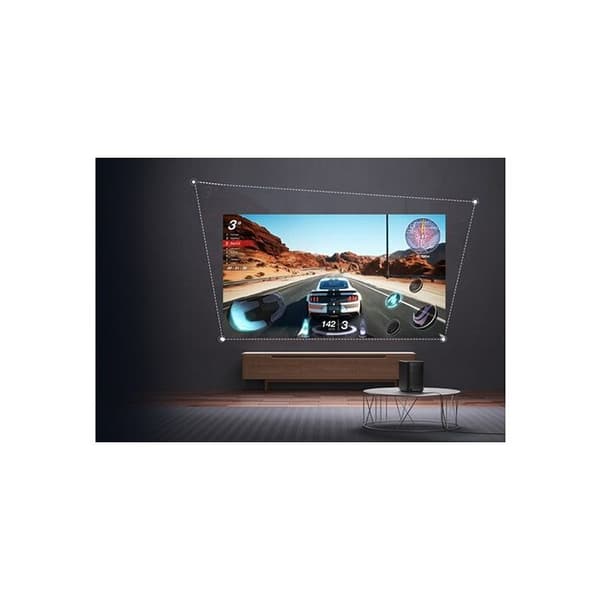 Videoprojektor DANGBEI N2 vit - Full HD 1080p - 400 ISO Lumens - 1080p - LED - 45" ~120" - 3D - 2000:1