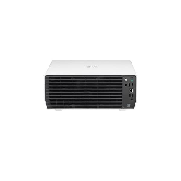 4K DLP laserprojektor med 5000 Lumen, HDR, Lens Shift, webOS 6.0, Bluetooth, HDMI 1.4 och 10W integrerade högtalare.