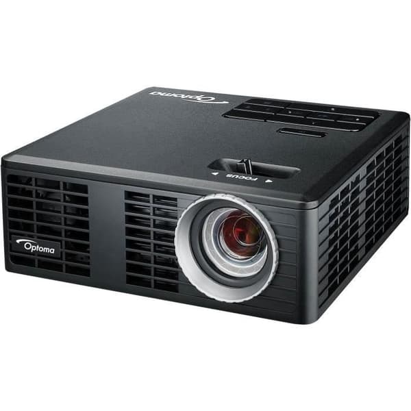 Optoma ML750e - WXGA (1280x800) LED-videoprojektor - Ultraportabel - 700 LED-ljusstyrka - HDMI - 1W inbyggd högtalare - Svart Svart