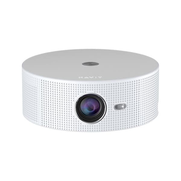 Trådlös projektor, LCD, 1080P, HDMI, USB, 3,5 mm ljudjack, 70 W - Havit (PJ217-EU) - Vit