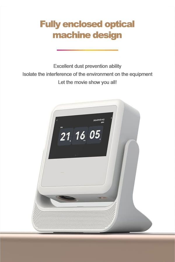 NÖRDIC Smart Touch Screen Projektor för Hemmabio och Presentationer