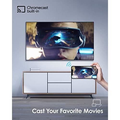 XGIMI Halo Videoprojektor 1080P Full HD WiFi Bluetooth, Bärbar projektor 800 ANSI Lumen, Android TV 9.0 Retroprojektor Google A