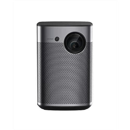 XGIMI Halo Videoprojektor 1080P Full HD WiFi Bluetooth, Bärbar projektor 800 ANSI Lumen, Android TV 9.0 Retroprojektor Google A