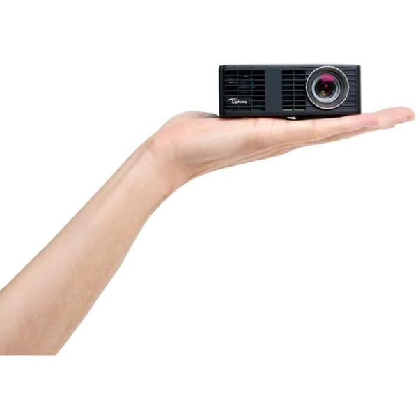 Optoma ML750e - WXGA (1280x800) LED-videoprojektor - Ultraportabel - 700 LED-ljusstyrka - HDMI - 1W inbyggd högtalare - Svart
