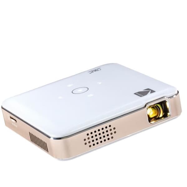 KODAK Luma 150 bärbar trådlös projektor - 4K video & ljud - 150 lumen - 380 cm skärm - HDMI/USB/Micro SD