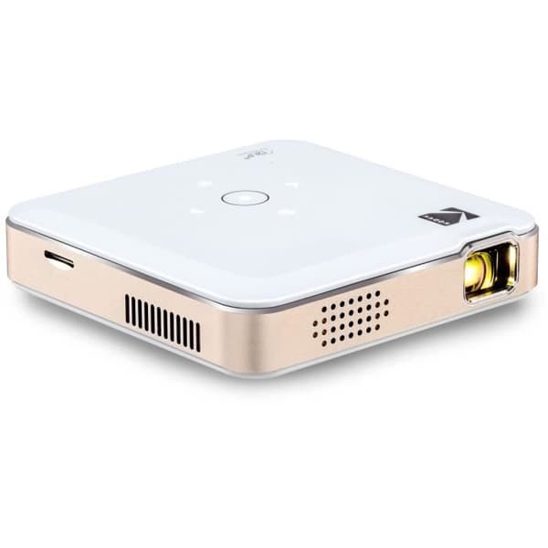 KODAK Luma 150 bärbar trådlös projektor - 4K video & ljud - 150 lumen - 380 cm skärm - HDMI/USB/Micro SD