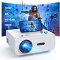 Miniatyrbild 1 av 4: Projektor - HOPVISION - 4K - 12000 Lumen - Nativ 1080P - WiFi Bluetooth