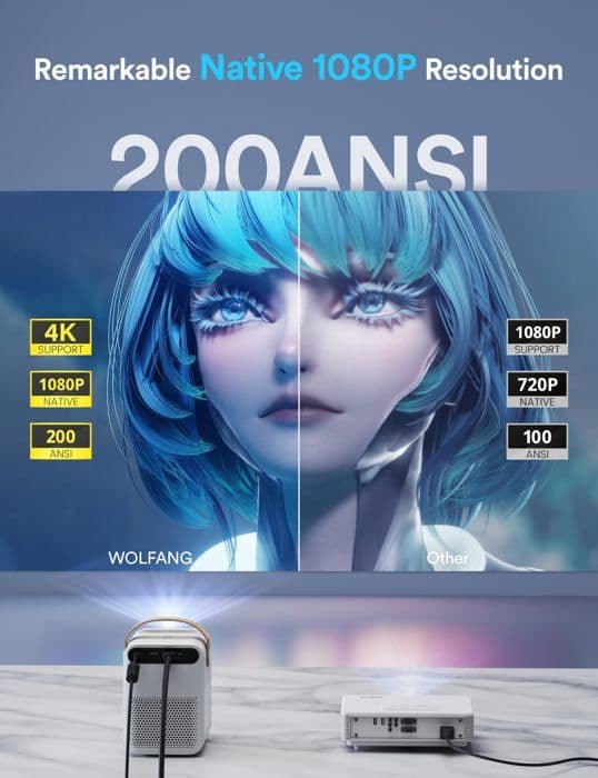 Videoprojektor Wolfang