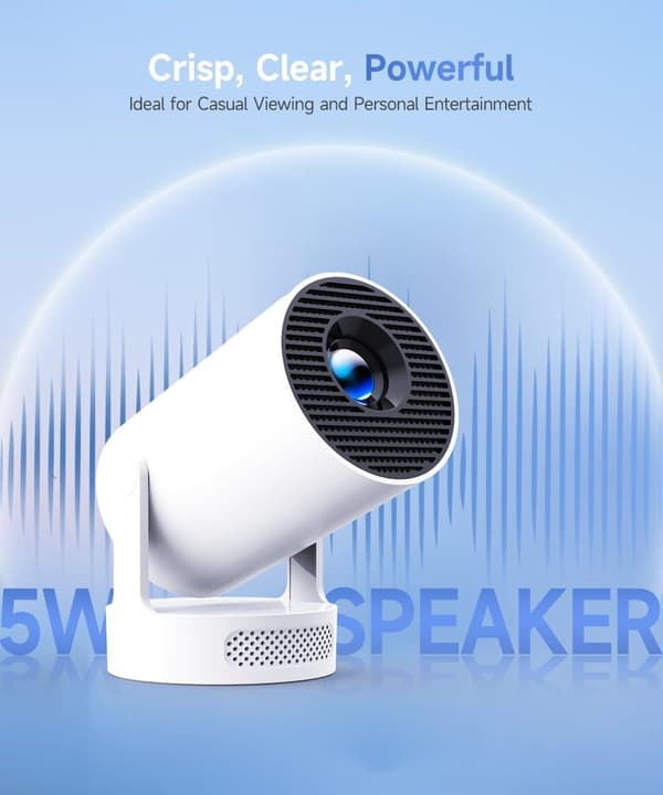 OBOSOE 4K Projektor - Android 12, Wi-Fi 6, Bluetooth