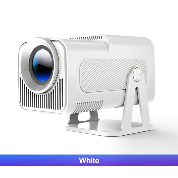 Bærbar projektor, 500 ANSI lumen, 1920 x 1080 dpi, WiFi, Bluetooth 5.2,Hvid, EU-stik