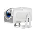 Miniatyrbillede 1 af 2: Bærbar projektor, 500 ANSI lumen, 1920 x 1080 dpi, WiFi, Bluetooth 5.2,Hvid, EU-stik