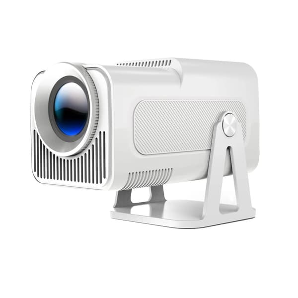 Bærbar projektor, 500 ANSI lumen, 1920 x 1080 dpi, WiFi, Bluetooth 5.2,Hvid, EU-stik