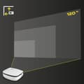 Miniatyrbild 3 av 4: Vidéoprojektor LED OVERMAX Multipic 2.5 - Hemmabio HD - Högtalare - Bärbar