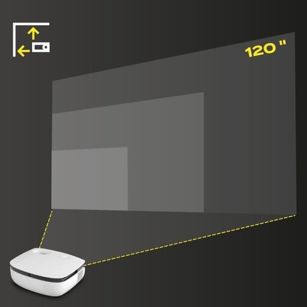 Vidéoprojektor LED OVERMAX Multipic 2.5 - Hemmabio HD - Högtalare - Bärbar