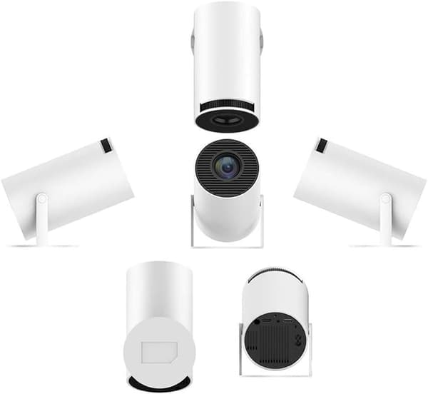 OBOSOE kannettava projektori HD 1080P iso näyttöpuhelin elokuvaprojektori monitoiminen langaton WiFi-projektori kotiin