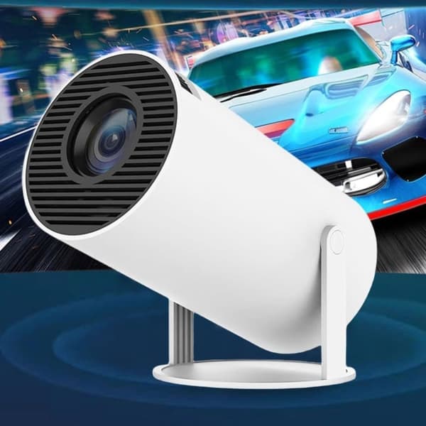 OBOSOE kannettava projektori HD 1080P iso näyttöpuhelin elokuvaprojektori monitoiminen langaton WiFi-projektori kotiin