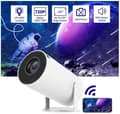 Pikkukuva 1 / 11: OBOSOE kannettava projektori HD 1080P iso näyttöpuhelin elokuvaprojektori monitoiminen langaton WiFi-projektori kotiin