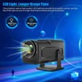 Miniatyrbillede 3 af 9: OBOSOE Mini 4K Understøttelse, Full HD 1080P Hjemmebiograf Beamer med Android 11.0 OS, Projektor LED Video WiFi6, Bluetooth