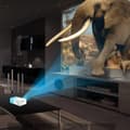 Miniatyrbillede 4 af 9: OBOSOE Miniprojektor, Bærbar LED Mini Multimedie, Fuld HD, 1080P, Hjemmebiograf, Filmprojektor, HDMI, USB, Udendørs filmprojektor