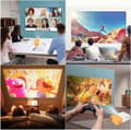 Miniatyrbillede 4 af 7: OBOSOE Miniprojektor, Bærbar LED Mini Multimedie, Fuld HD, 1080P, Hjemmebiograf, Filmprojektor, HDMI, USB, Udendørs filmprojektor