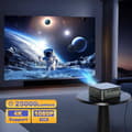 Miniatyrbilde 5 av 9: NÖRDIC 4K Projektor 500ANSI  resolution 080P Dual band Bluetooth