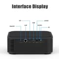 Miniatyrbilde 2 av 9: NÖRDIC 4K Projektor 500ANSI  resolution 080P Dual band Bluetooth