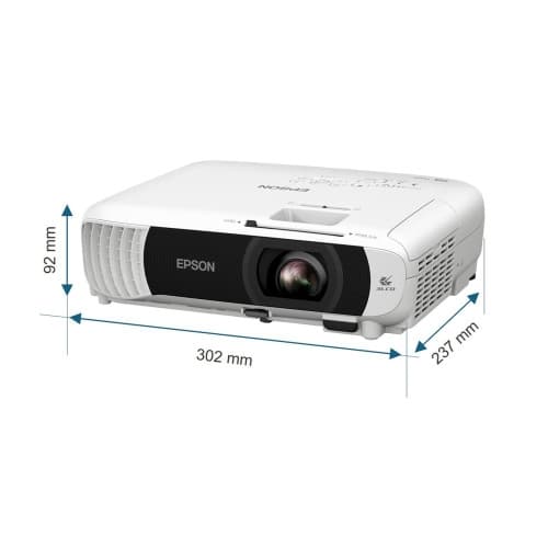Epson EB-W55 - 3LCD-projektor - bärbar - 802.11n trådlös/Miracast - vit Vit