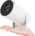 Miniatyrbild 1 av 9: HY300 Pro 4K Smart Mini Projektor – Android 11, WiFi 5G & Bluetooth 5.2, 160ANSI, 180° Roterbar, Auto Keystone
