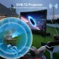 Miniatyrbild 3 av 4: INF Elektrisk fokus 4K projektor: Bärbar hemmabio med 200 ANSI lumen, 720P upplösning och DVB-T2 stöd