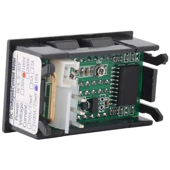DC 100V 10A Voltmeter Amperemeter Blå+Röd Digital Voltmeter Amperemeter LED Digital Amp Dubbel Voltmeter Mätare[523]