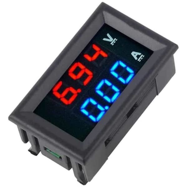 DC 100V 10A Voltmeter Amperemeter Blå+Röd Digital Voltmeter Amperemeter LED Digital Amp Dubbel Voltmeter Mätare[523]