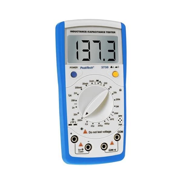PeakTech Peak Tech RLC Induktansmätare 20H Kapacitet 200f Motstånd 20 m, 1 st, - P 3730