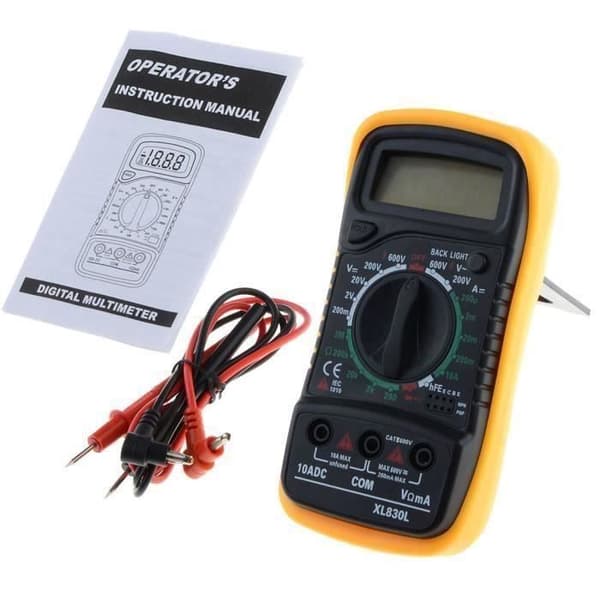 Gul Digital Multimeter XL830L Voltmeter Amperemeter Ohmmeter Tester