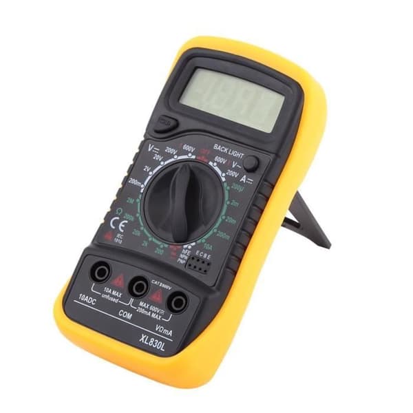 LCD Digital Multimeter Voltmeter XL830L AC - DC Motstånd Ström Volt Ohm