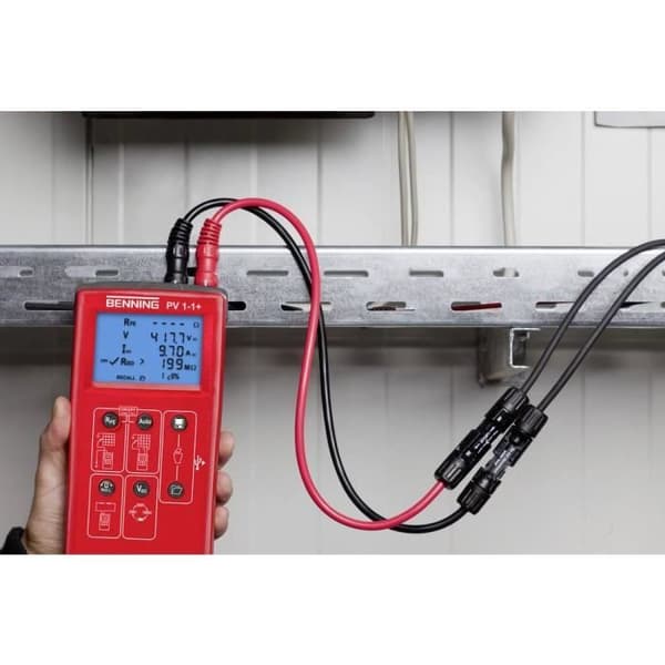 Installationstestare - BENNING - PV 1-1+ SET - Kabelansluten - Digital - 600 V