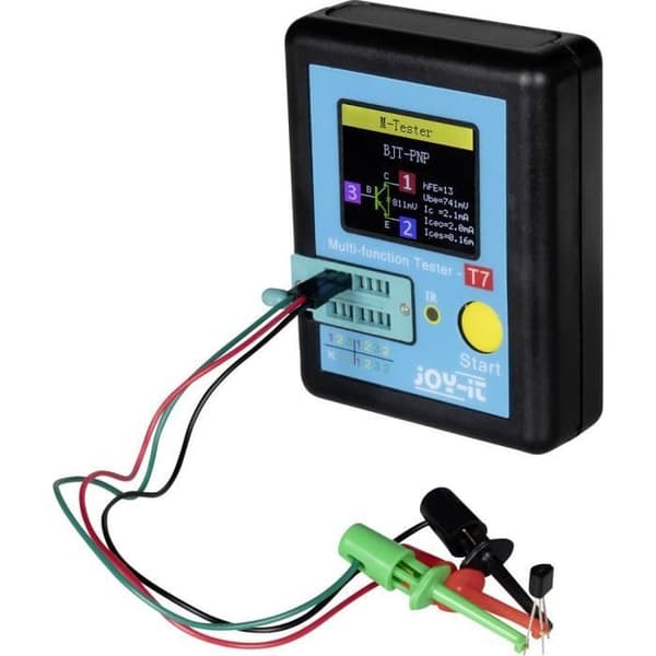 Transistortester - JOY-IT - JT-LCR-T7 - Digital - Trådbunden - Icke-magnetisk